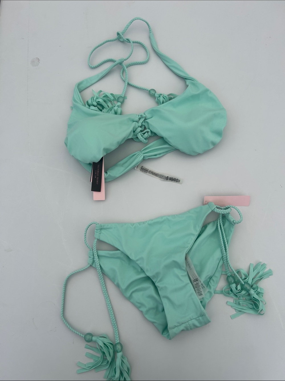 Victoria's Secret Mint Green Bikini Top & Bottom